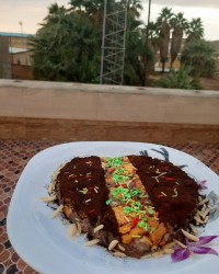 پودینگ شکلاتی با یه طرح دیگه دریک روز بارونی