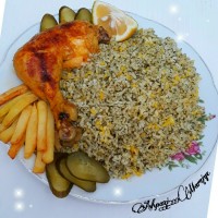 سبزی پلوبامرغ