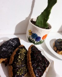 کیک معجون باروکش شکلات خانگی