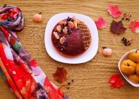 کیک نارنگی با سس مخصوص