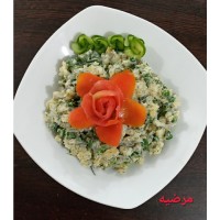 سالاد پیازچه وسیب زمینی