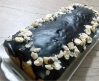 کیک شکلاتی فندقی