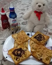 پیتزا با نون تست