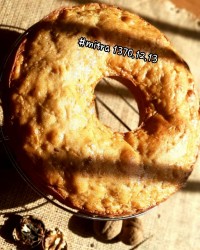 کیک سیب و گردو