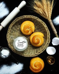 نان حلزونی ساده