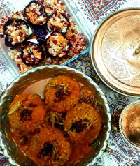 کوفته تبریزی ❤ سالاد کلم وانار