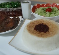 برنج کته ای و فسنجون