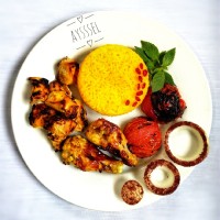 جوجه کباب زعفرانی