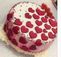 اولین تجربه کیک خامه کشی من