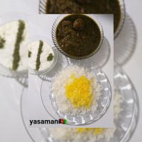 قورمه سبزی و سالاد فصل