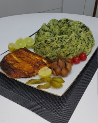 سبزی پلو و ماهی
