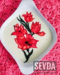 نقاشی روی دسر