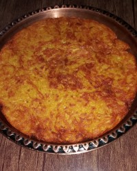 کوکو سیب زمینی بدون تخم مرغ