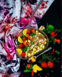 سالاد عدس مخصوص