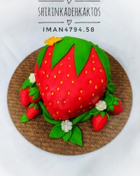 کیک توت فرنگی ? برای برادر زاده عزیزتر از جانم