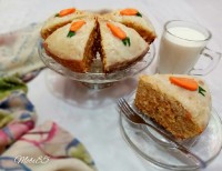 کیک هویج کرمدار