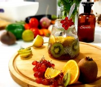 پودینگ چیا با دونه انار