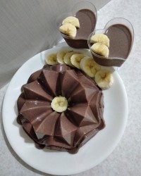 دسر موز شکلاتی بسیار خوشمزه