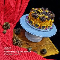 کیک گلاب بدون فر و همزن