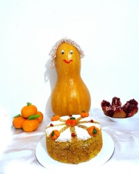 کیک کدو حلوایی