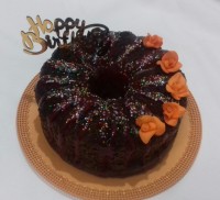 کیک آلبالویی شکلاتی