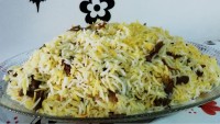 پلو گوشت مخلوط
