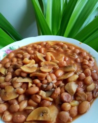 خوراک لوبیاباقارچ?