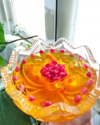 ژله زعفرانی