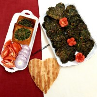 کوکوی سبزی با گردو