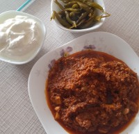 خوراک گوشت و قارچ