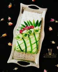 ماست و خیار قالبی