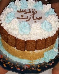 تولد خواهر زادم با کیک چپو چوله من