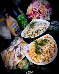 سالاد مکزیکی سالاد ماکارونی