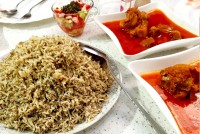 شوید پلو با گوشت