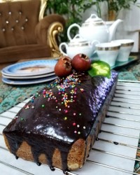 کیک ساده وخوشمزه من