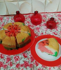 کیک دو تخم مرغی