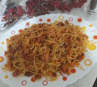 ماکارونی هات داگ پنیری