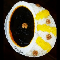 خورش فسنجان ک توعکس خیلی تیره شده