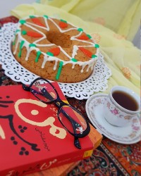 کیک هویج کرمدار