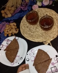 کیک شکلاتی گردو وبادام