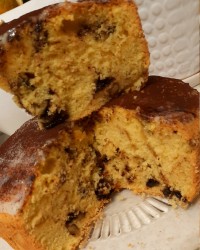 کیک ابجوش (کیک گردو وشکلات)?