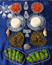 خورش نخود سبز با شوید