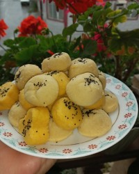 شیرینی برنجی خونگی هوسانه دختر عزیزم