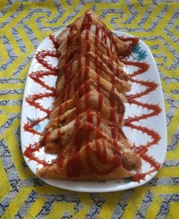 اسنک قارچ و گوشت