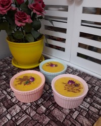 فرنی کدو حلوایی