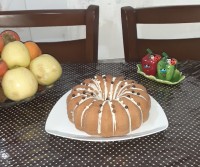 وبازم کیک هل و گلاب برای دوست عزیزم