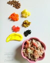 سالاد عدس مخصوص