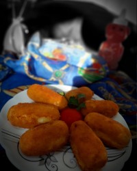 ♡کروکت سیب زمینی پنیری ♡