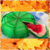 ژله سه بعدی هندونه ای