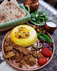 کباب برگ زعفرانی